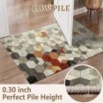 thumbnail image 2 of 2x3 Entryway Rug Bathroom Rugs for Front Door Bedroom Kitchen, Washable Vintage Print Carpet, Floor Mat with Non Slip Backing, 2 of 8