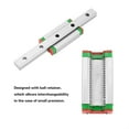 thumbnail image 4 of 100mm MGN9H Miniature Linear Rail Rail 9mm Width Slide Block Linear Rail Linear Motion Rail Linear Rail Carriage ,Long Lasting, 4 of 7