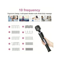 Powerful Big Handheld Electric Back Body Massager Vibrating Massager for Woman Adult Sports Recovery Muscle Aches Pain Shoulder Neck Leg Back Hand Foot Massage Tool