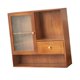thumbnail image 5 of Organizador de maquillaje de madera para tocador con gabinete de exhibición de cajones múltiples compartimentos para la sala de estar baño en el hogar, 5 of 9