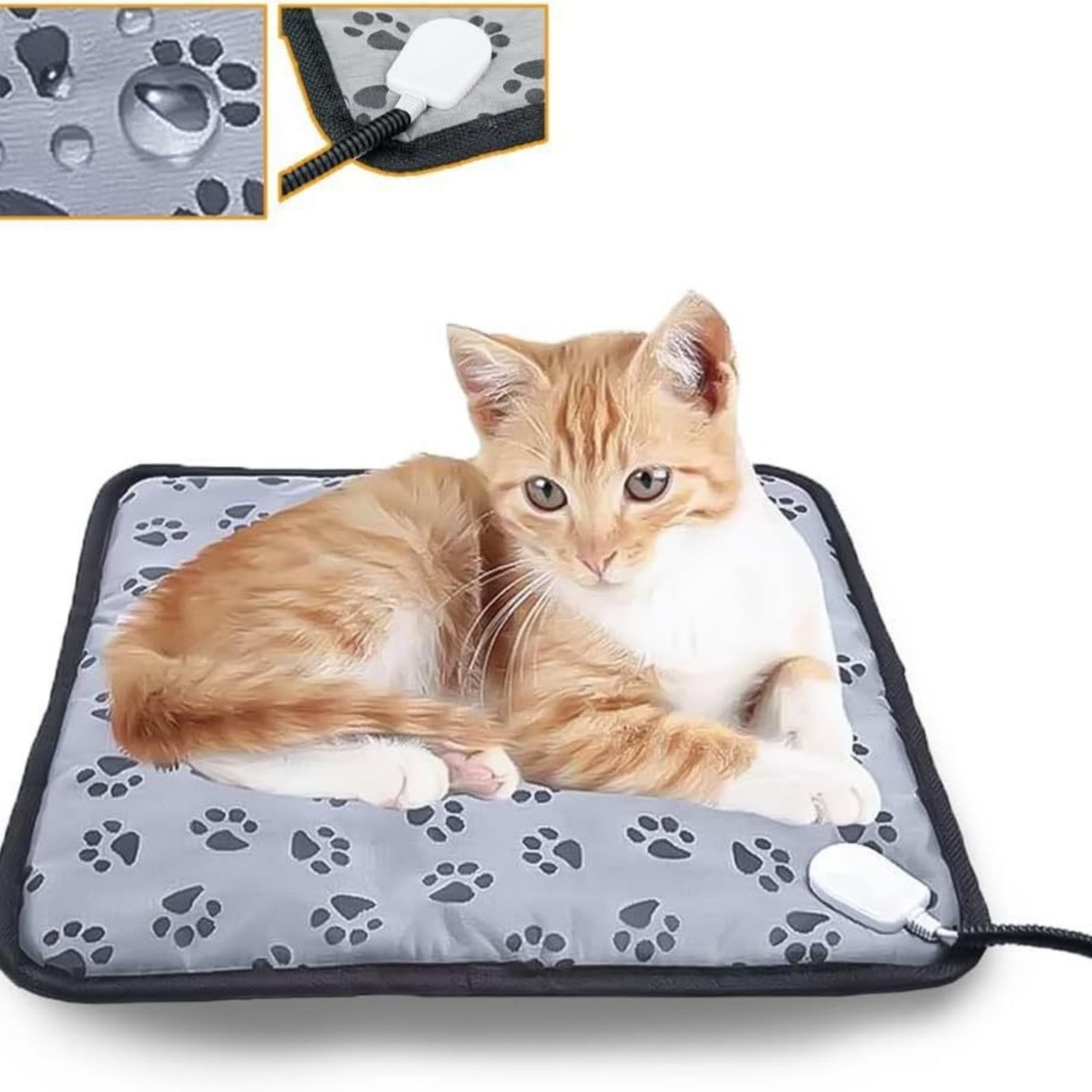 Pet Supplies Pet Blanket Warmer Mat for Dogs Cats Adjustable Temperature Heating Pad with Sleeping Mat Small Pet Bed and Cozy Comfort