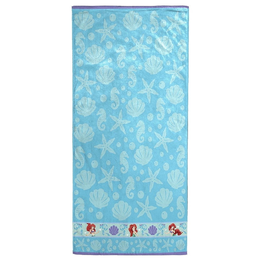 Disney Little Mermaid Ariel Cotton Bath/Beach Towel 28" x 50