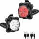 thumbnail image 2 of Led Bike Lights, Usb Rechargeable Bicycle Light Set Waterproof, 2 of 5