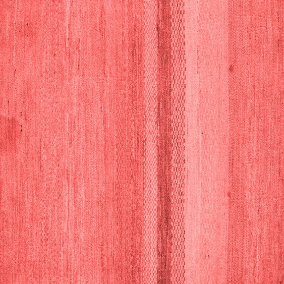 Ahgly Company Indoor Square Abstract Red Modern Area Rugs, 6' Square