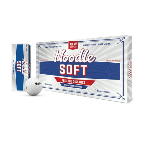 Noodle Soft Golf Balls, 15 Pack