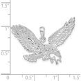thumbnail image 3 of Sterling Silver Polished Flying Eagle Pendant - Jbsp, 3 of 5