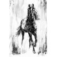 thumbnail image 2 of Harper, Ethan 23x32 Gold Ornate Wood Framed with Double Matting Museum Art Print Titled - Rustic Stallion I, 2 of 4