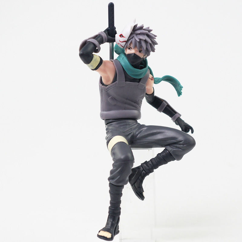 Figurine Hatake Kakashi Naruto Shippuden Anbu Statue 20cm PVC Action Jouet Anime 