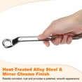 thumbnail image 4 of 75 Degree Offset Box End Wrench 19mm x 22mm Metric 12 Point Mirror Chrome Plated Alloy Steel Double Box Wrenches Long Industrial Grade Torx Box Wrench Repair Tool, 4 of 8