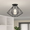 thumbnail image 4 of Livex Lighting - Geometric - 1 Light Flush Mount in Geometric Style - 13.5, 4 of 11