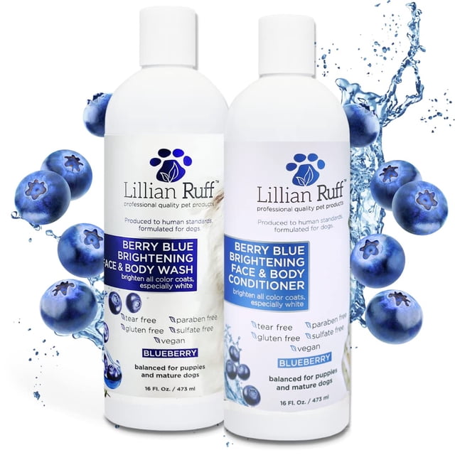 Gel de baño facial y corporal Lillian Ruff Berry Blue Brightening