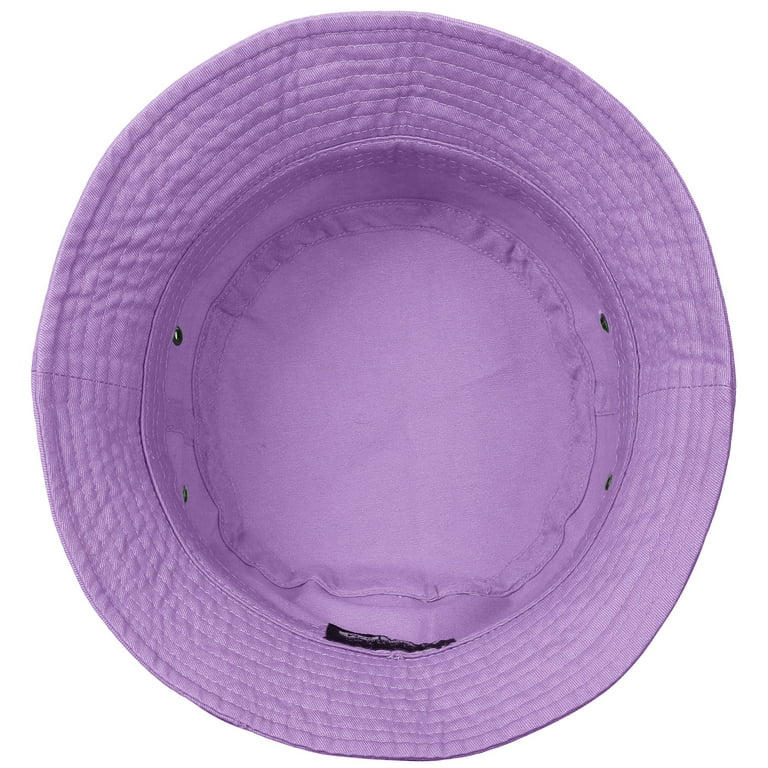 Falari Bucket Hat for Men Women unisex 100% Cotton Packable Foldable Summer Travel Beach Outdoor Fishing Hat - SM Lavender, Adult Unisex, Size: One