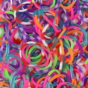 Rainbow Loom Specialty Tie-Dye Mixed Dual Color Latex-Free Refill Bands, 600 Count Plus 24 C-Clips