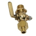 thumbnail image 2 of Brass petcock 1/8\"-1/4\" fuel tap Suitable for vintage motorcycles, 2 of 9