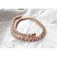 thumbnail image 2 of 925 Silver Morganite Oval Shape Tennis bracelet Rose Gold Over Sterling silver, Birthday Gift, gift for her, Anniversary gift., 2 of 4