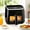 Black, variant on Sybels 3QT Small Air Fryer,Easy-Clean Digital Touch Panel, 400℉ Max Temp, Built-in Auto Shut-off, Nonstick Dishwasher-Safe Basket for Baking, Roasting, Broiling and Reheating, Red