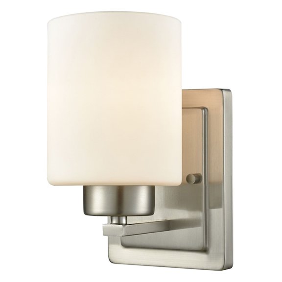 Elk Home 5-Inch Wide Summit Place Vanity Light, Brushed Nickel