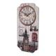 thumbnail image 1 of AUNMAS Europeo Retro Reloj de Pared Rectangular con Londres Reloj Patrón Bar Tienda de Decoración Reloj Antiguo Montado En La Pared Home Living Room Decor Khall JY30466, 1 of 6
