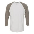 thumbnail image 2 of Next Level - Tri-Blend Three-Quarter Sleeve Baseball Raglan Tee Shirt, 2 of 3