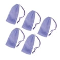 thumbnail image 1 of Red de espuma de jabón, 5 piezas, bolsa de malla para jabón, bolsa de malla para guardar jabón, bolsa para jabón facial y corporal. Logre más, 1 of 14