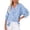 BU1, variant on LIUJUNSHOP Womens Casual Button V Neck Long Sleeve Shirts Oversized Solid Blouses Tops