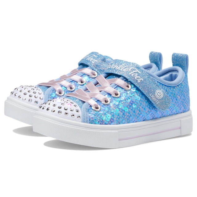 Zapatillas Skechers Twinkle Toes para Niñas con Lentejuelas y Luces, Talla 11.5