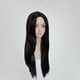 thumbnail image 5 of Peluca ajustable larga, negra y lisa para disfraz de Halloween. Peluca para niña, ideal para fiestas de cosplay., 5 of 7