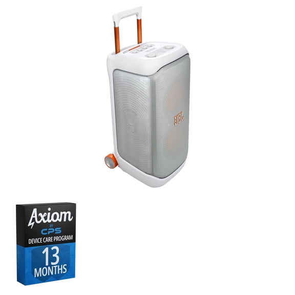JBL PartyBox Stage 320 Bluetooth Speaker - White 13-Month Axiom Care