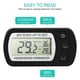 thumbnail image 1 of Termómetro de refrigerador digital electrónico Pantalla Lcd Temperatura del congelador del refrigerador con alta y baja -20c a 50c Anti-humedad LingWen 9024715498137, 1 of 1