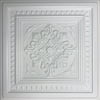 White Styrofoam Ceiling Tile Pescara (Case of 40 Tiles)