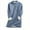 Blue, variant on Fanxing Fleece Lined Sweatshirts for Women Half Zip Thick Sherpa Crewneck Tunic Pullover Casual Solid Fall Winter Thermal Tops Blue 2XL