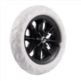 thumbnail image 3 of 6X Black White Plastic Core Foam Cartwheel Casters, 3 of 8