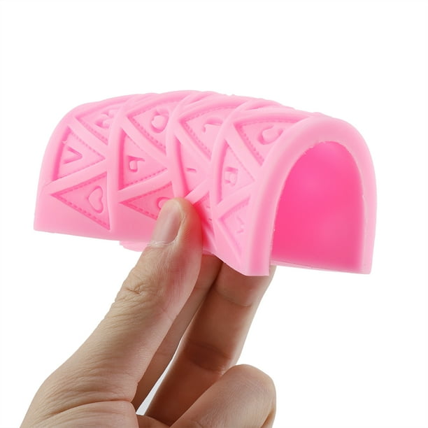 Molde de fondant, nuevo molde de silicona para hornear con forma de bandera y letras, molde de silicona de rendimiento de primera categoría