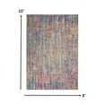 thumbnail image 2 of 8â€™ x 10â€™ Ivory Abstract Striations Area Rug, 2 of 7
