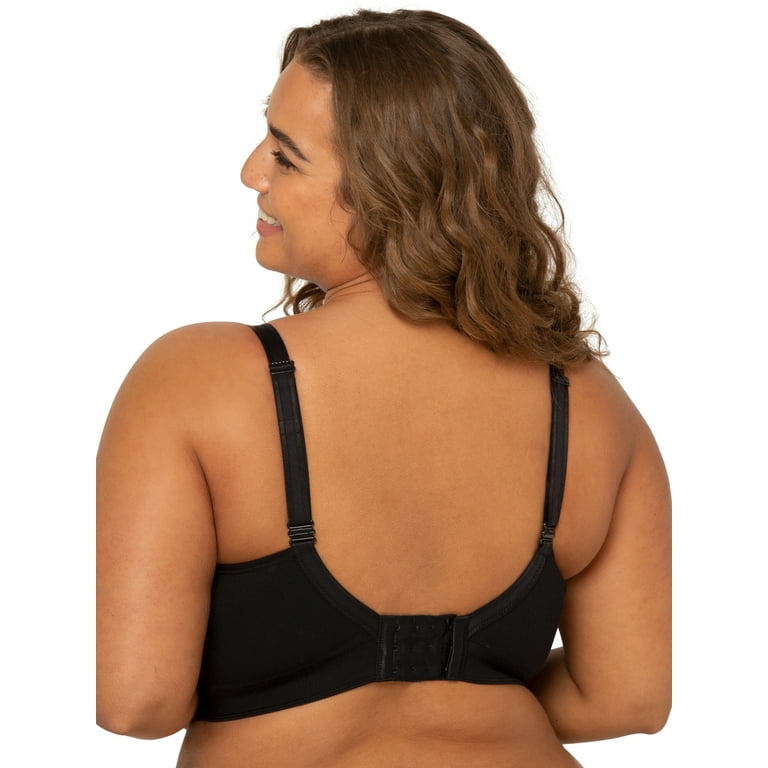 Fit for Me by Fruit of the Loom Women's Supportive Seamless Wirefree Bra,  Style FT979, Sizes L to 4XL