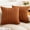Brown, variant on Throw Pillow Covers Decorative Faux Fur Set of 2 22 x 22 Inch Pillow Covers, Soft Wine Red Striped Outdoor Pillowcases for Couch Sofa Bed Living Room, Fluffy Cute Home Boho Accent Fuzzy Decor