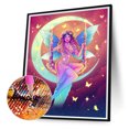 thumbnail image 2 of Pintura de diamante 5D DIY completo taladro redondo Luna Hada Kit decoración del hogar (NH2719) FLhrweasw Nuevo, 2 of 9
