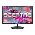 thumbnail image 1 of Sceptre 27" Curvo 75Hz Monitor LED Altavoces Integrados HDMI VGA, Metal sin Bordes Negro 2019 (C275W-1920RN), 1 of 5