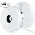 thumbnail image 3 of 10M Magic Sticker Tape Self Adhesive Extra Strong Double Sided Adhesive with Sticker Pad Fluffy Hook and Loop Fastener Black 5cm Black 50mm Wide 3 Meter, 3 of 6