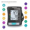thumbnail image 2 of Monitor de presión arterial de brazo HealthSmart Digital Select con brazalete automático que muestra la presión arterial, el pulso y los latidos irregulares del corazón. Almacena hasta 120 lecturas pa, 2 of 5