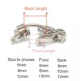 thumbnail image 3 of QQTDFG Sterling Silver Butterfly CZ Crystal Belly Bar Button Navel Ring Piercing A1072-6mm, 3 of 9