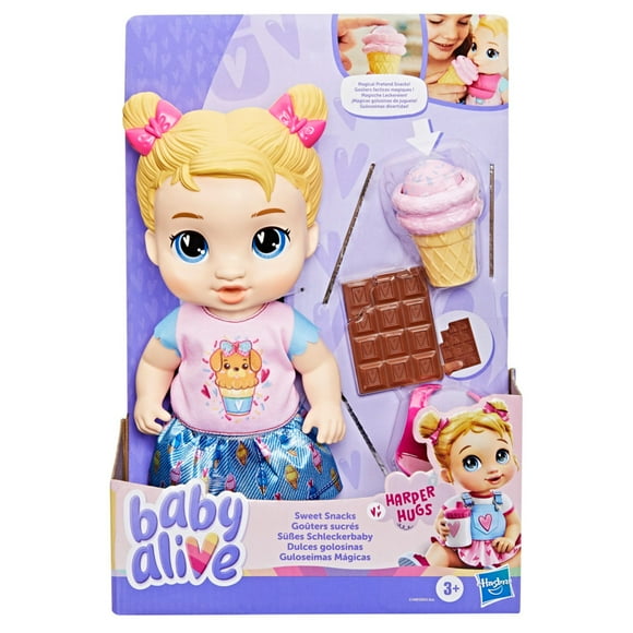Muñeca Hasbro Baby Alive Dulces Golosinas Harper Hugs