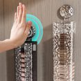 thumbnail image 2 of 2-Pack Large Clear Silver Ice Glacier Pattern Underwear Organizer: PET Plastic Drawer Storage Box for Socks, Shorts, Stockings – Wall-Mounted or Closet Use, Space-Saving Home Solution with Durable, 2 of 2