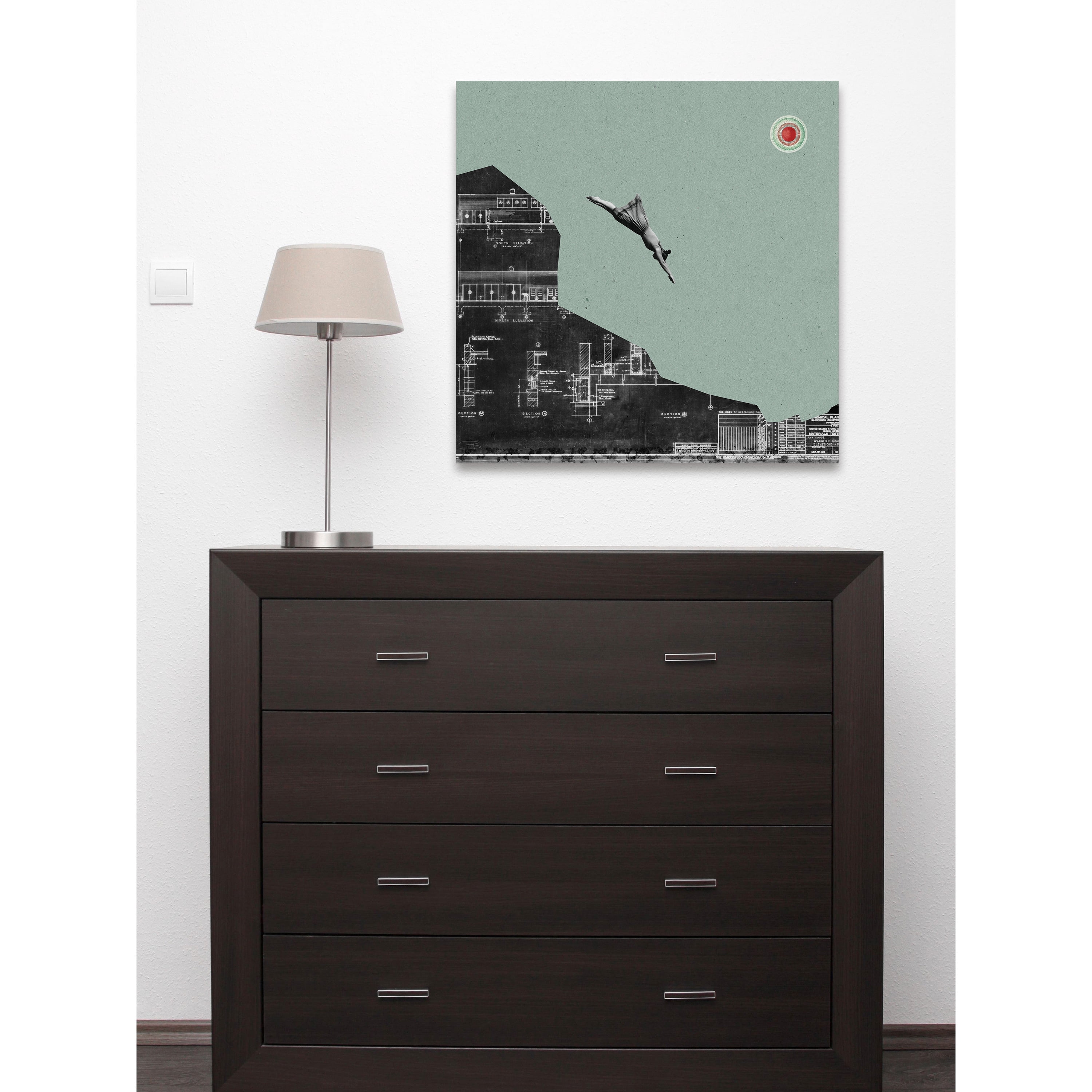 Marmont Hill "Melancolia Lanzarse" by Bengoa Vazquez Painting Print on Wrapped Canvas