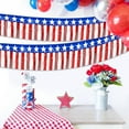 thumbnail image 5 of Patriotic American Flag Fringe Banner Decoration Pack for Independence Day Parade Party Decor, 5 of 7