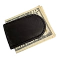 thumbnail image 2 of Genuine Leather Magnetic Money Clip Brown Thin Slim Holder Money Card Id Men New, 2 of 4