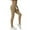 Khaki, variant on Women High Waist Yoga Pants, Bubble Hip Lifting Fitness Leggings, Stretch Running Workout Pants