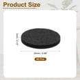thumbnail image 2 of Round Felt Furniture Pads, 60Pack 1" Dia x 0.12" Thick Adhesive Backed Felt Non-slip Anti-scratch Felt Pads Chair Leg Protectors for Protecting Hardwood Floor, Black, 2 of 7
