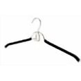 thumbnail image 2 of Only Hangers Cintre en Mousse Rembourré Noir pour Robe - Lot de (10), 2 of 3