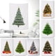 thumbnail image 2 of Tapiz navideño Rectangular, tapiz colgante de pared de tela europea, manta colgante de Navidad, se puede personalizar, 2 of 4